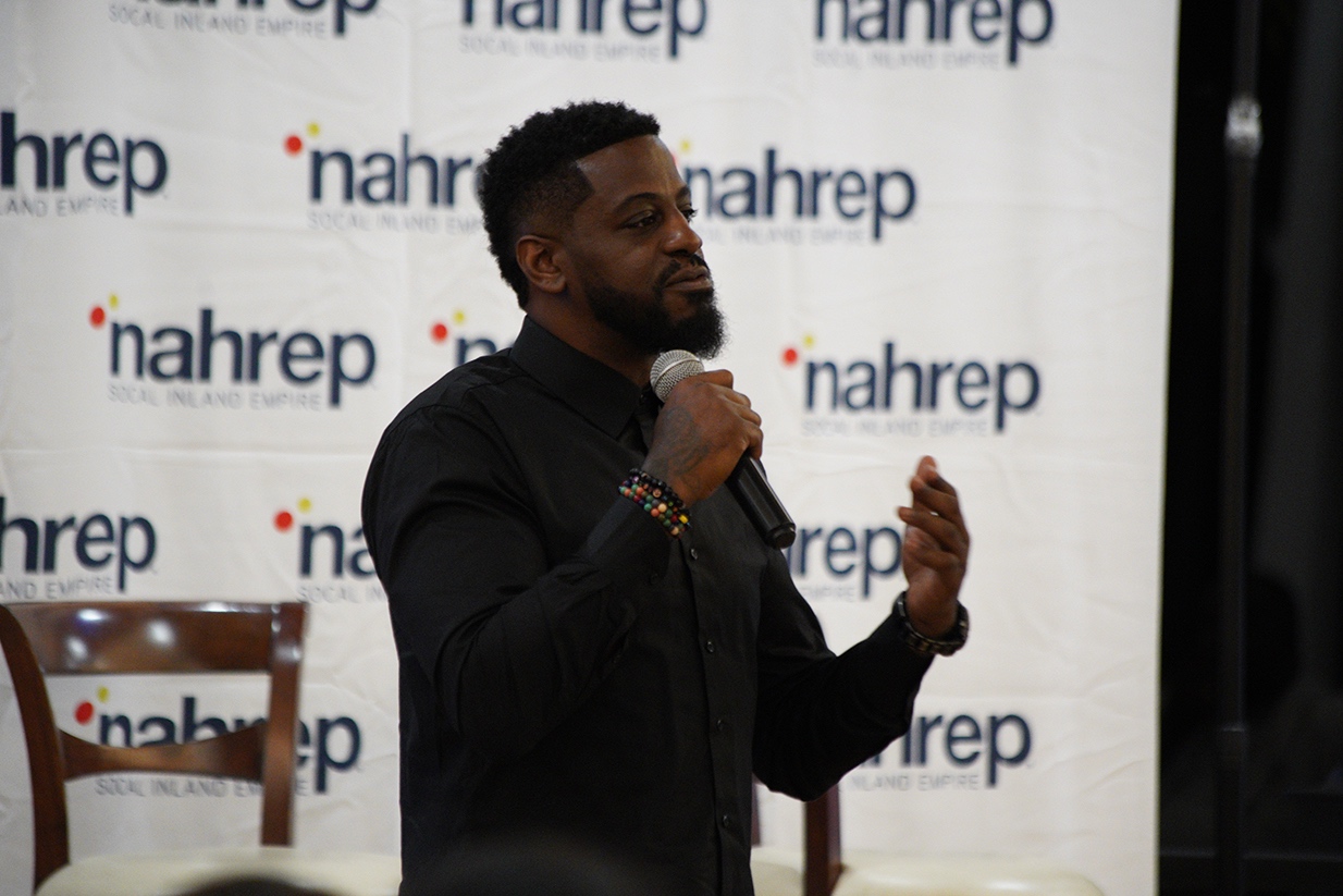Shareece Wright speaking at NAHREP SoCal Inland Empire