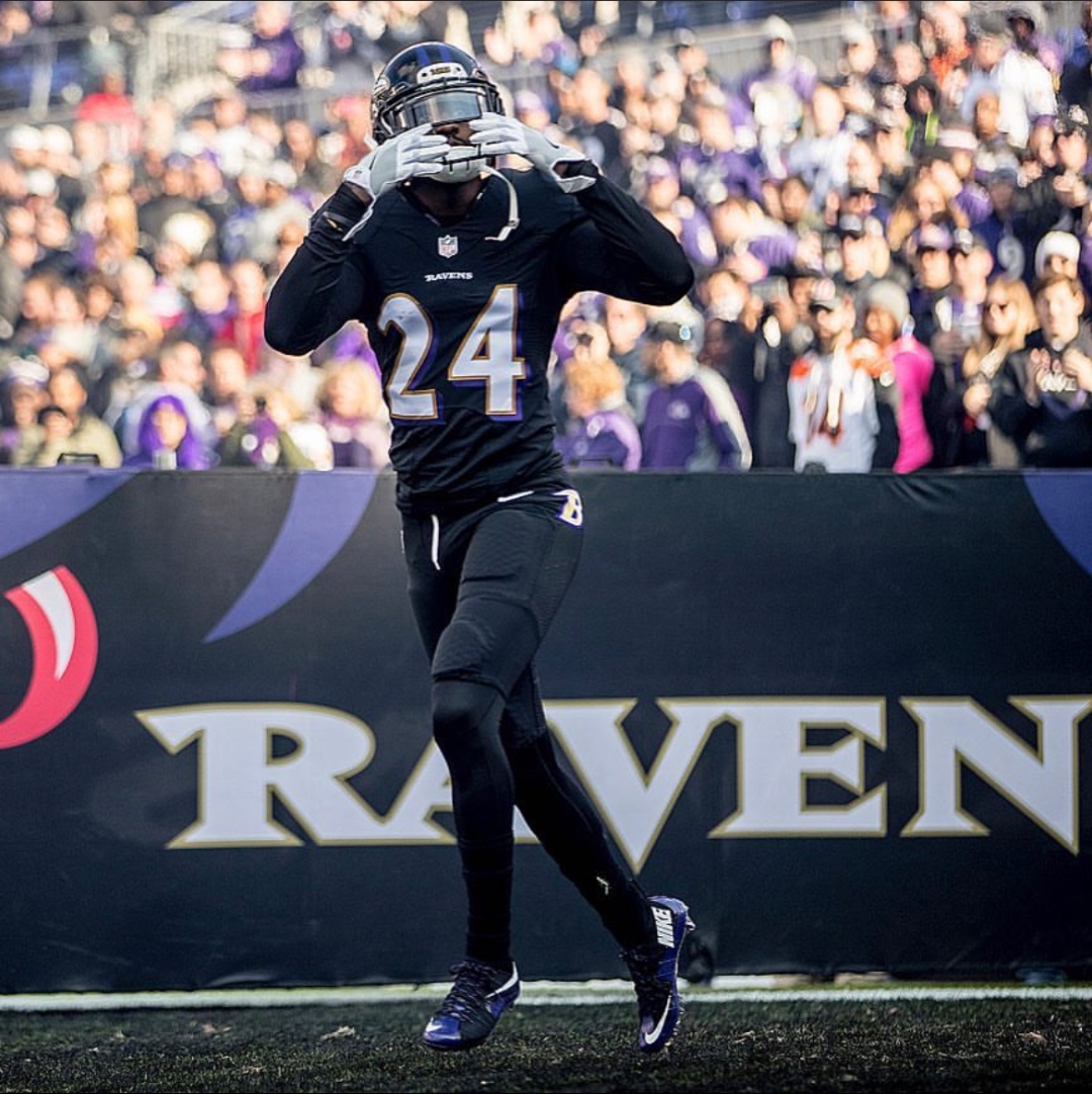 Shareece Wright #24 — Ravens at M&T Bank Stadium