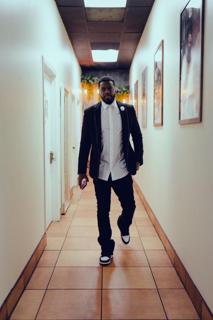 Shareece Wright walking with purpose